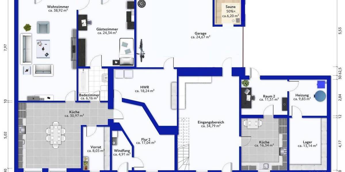 Einfamilienhaus Leegebruch - 7 Zimmer, 295 m&sup2;, 460.000&euro; | Angebot:26276672