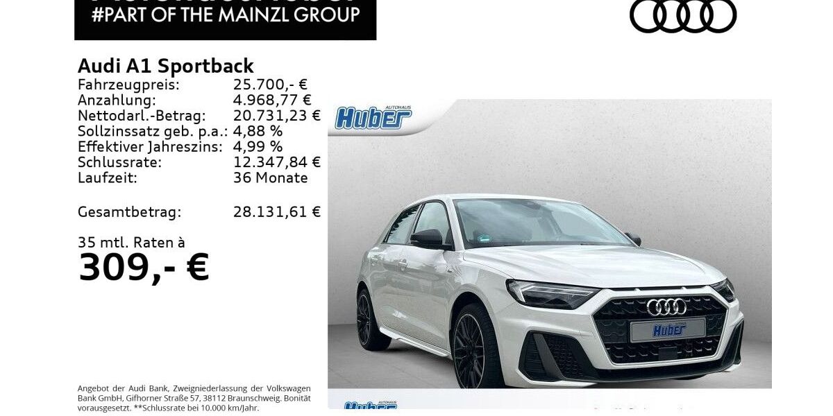 Audi A1 12.500 km 25.700 &euro; Bad Reichenhall 83435