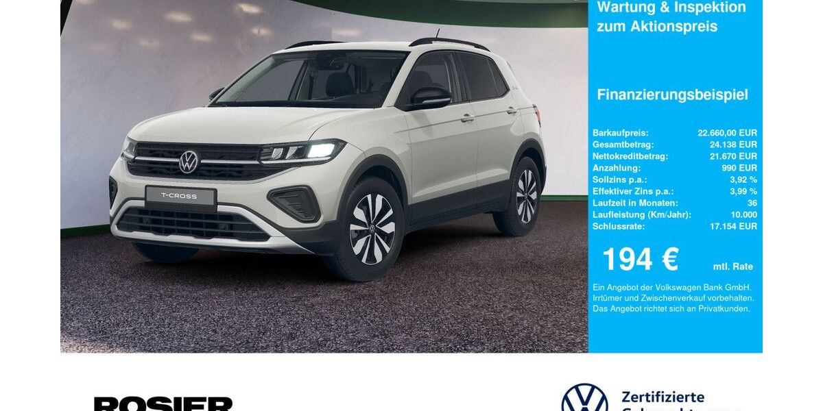 VW T-Cross 1.109 km 22.660 &euro; Stendal 39576