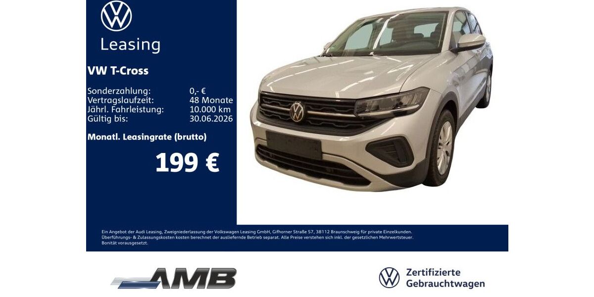 VW T-Cross 5.950 km 18.970 &euro; Borna 04552