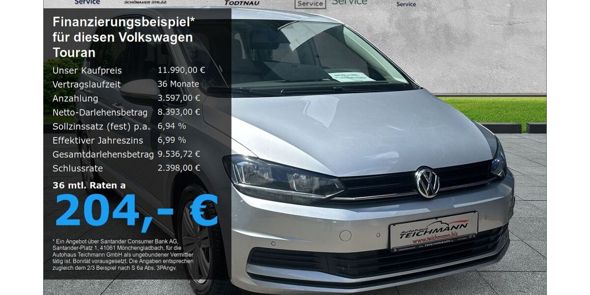 VW Touran 161.970 km 11.990 &euro; Todtnau 79674