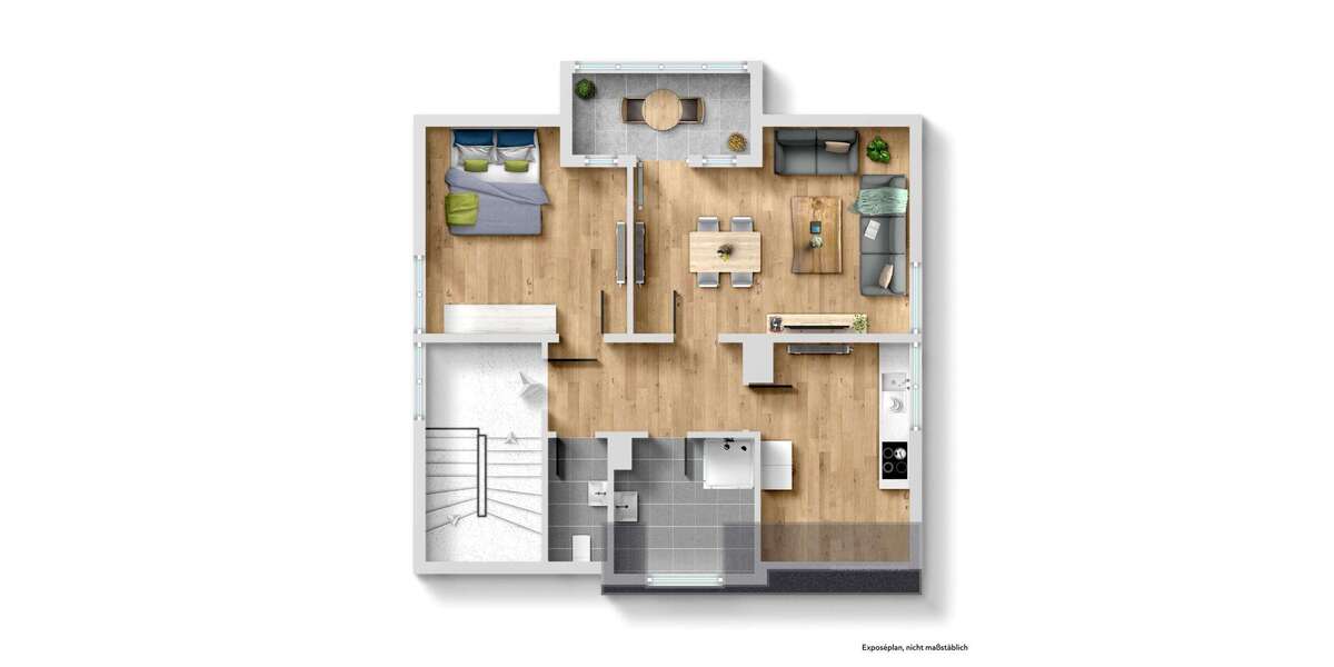 Etagenwohnung Reutlingen Sondelfingen - 2 Zimmer, 44 m&sup2;, 620&euro; | Angebot:27121133