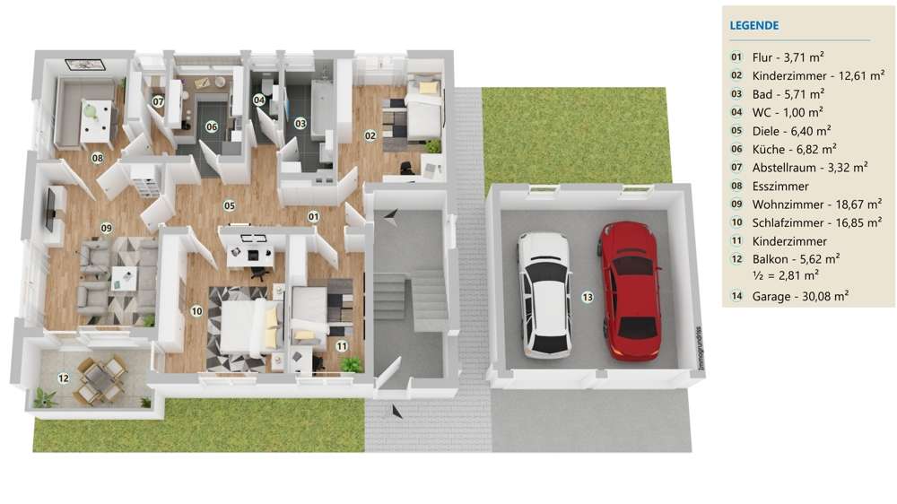 Einfamilienhaus Teningen - 11 Zimmer, 246 m&sup2;, 695.000&euro; | Angebot:25472380