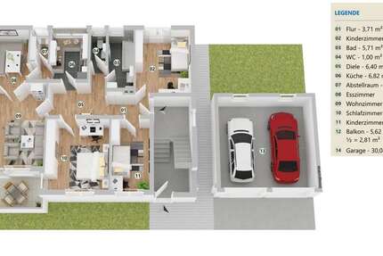 Haus Teningen - 11 Zimmer, 246 m&sup2;, 695.000&euro; | Angebot:25472380