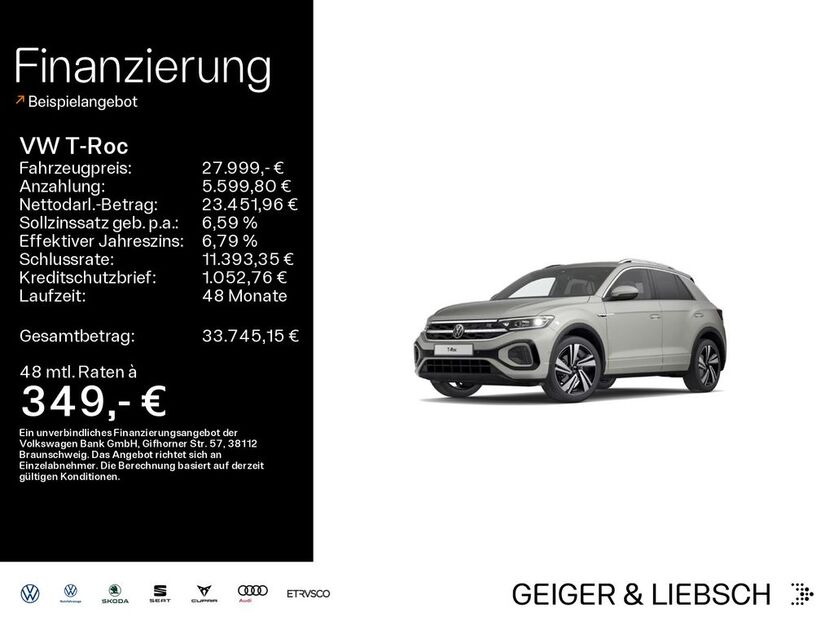 VW T-Roc 31.100 km 27.999 € Linsengericht 63589