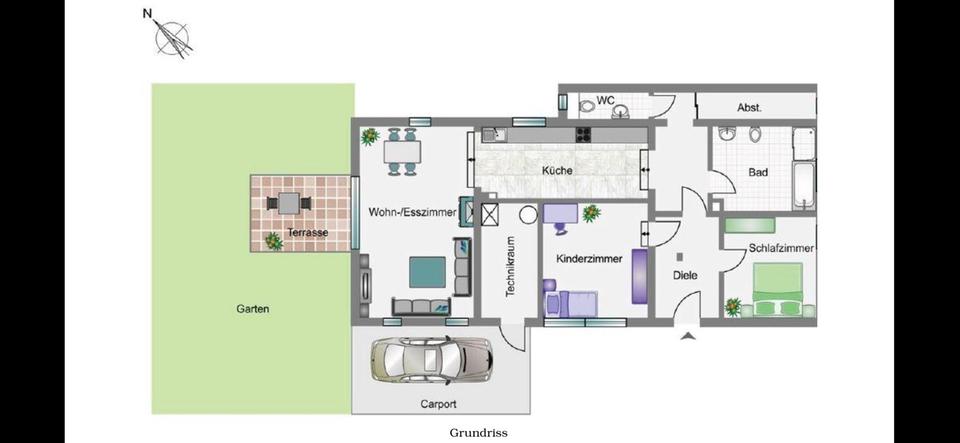 Erdgeschoßwohnung Reutlingen Altenburg - 3 Zimmer, 90 m&sup2;, 329.500&euro; | Angebot:27259727