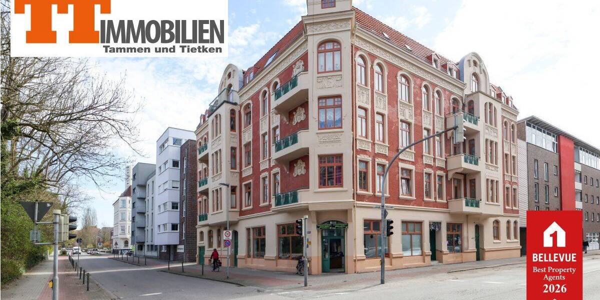 Etagenwohnung Wilhelmshaven Heppens - 2 Zimmer, 57 m&sup2;, 95.000&euro; | Angebot:26841464