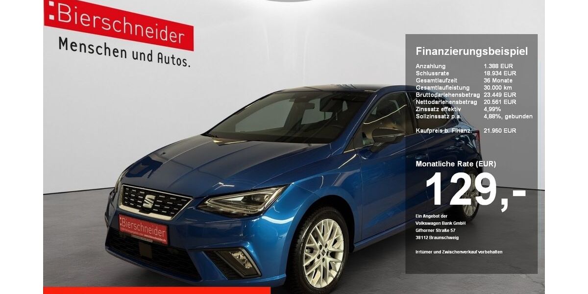 Seat Ibiza 24.010 km 21.450 &euro; Regensburg 93055