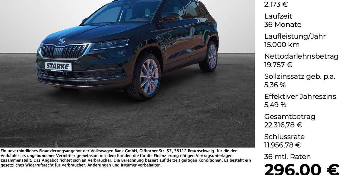 Skoda Karoq 99.180 km 21.930 &euro; Versmold 33775