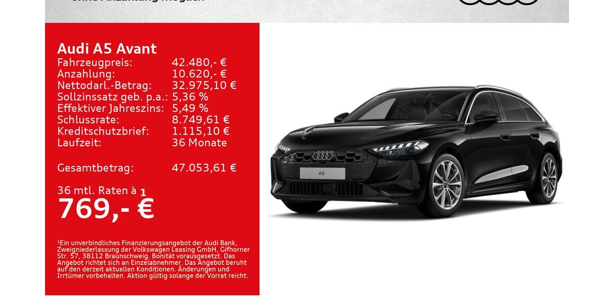 Audi A5 26.500 km 42.480 &euro; Würzburg 97076