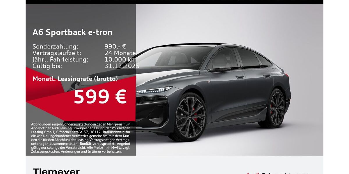 Audi A6 e-tron 6.440 km 77.290 € Gelsenkirchen 45894