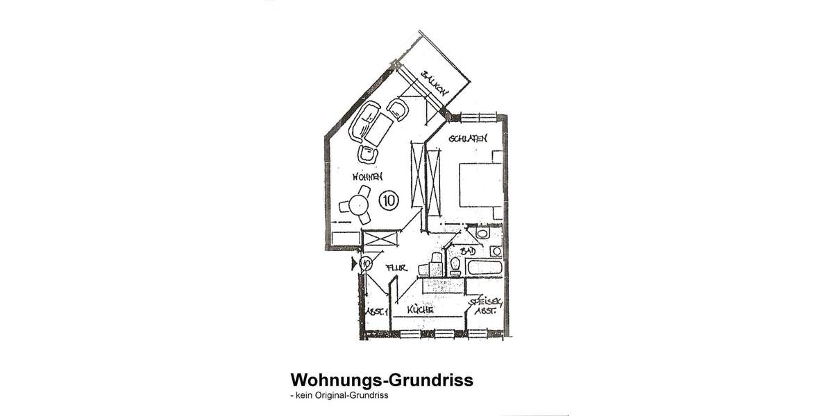 Etagenwohnung Buxtehude Eilendorf - 2 Zimmer, 74 m&sup2;, 259.700&euro; | Angebot:25845828