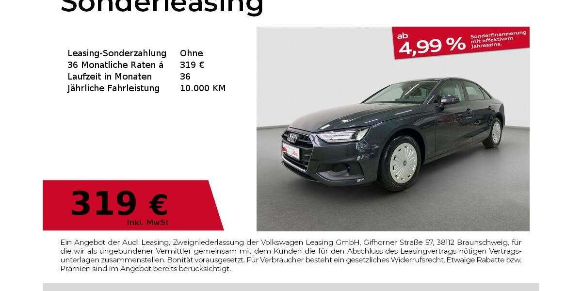 Audi A4 23.464 km 29.480 &euro; Fürth 90763