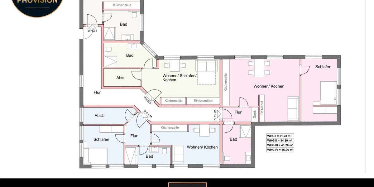 Etagenwohnung Meppen - 6 Zimmer, 189 m&sup2;, 299.000&euro; | Angebot:24690619