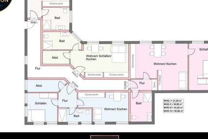 Wohnung Meppen - 6 Zimmer, 189 m&sup2;, 299.000&euro; | Angebot:24690619