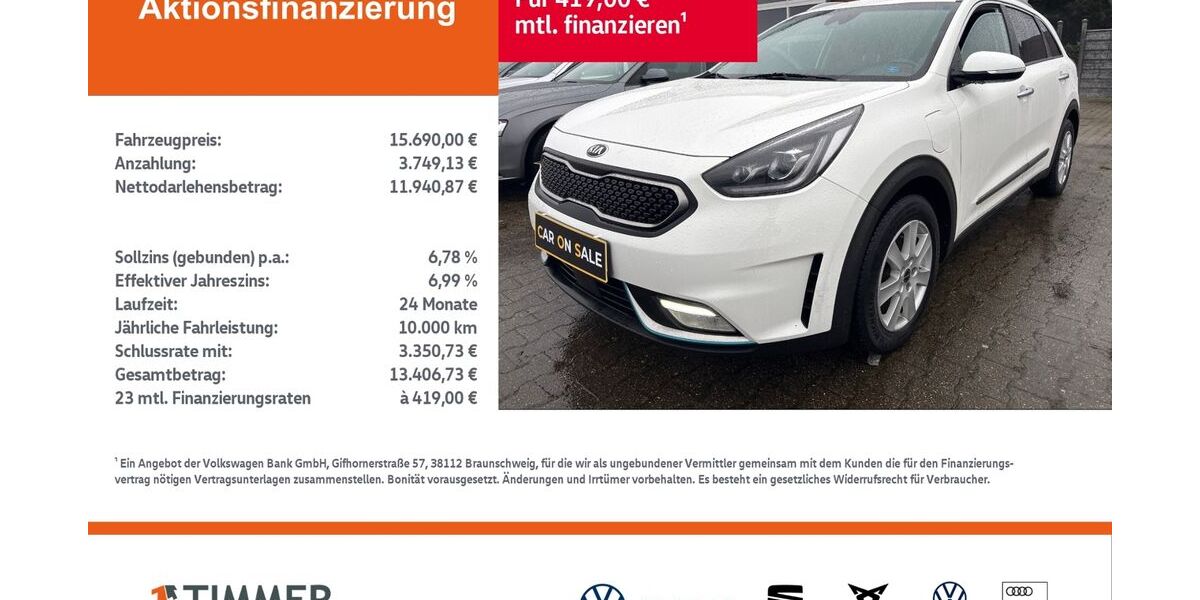 Kia Niro 69.920 km 15.390 &euro; Meppen 49716