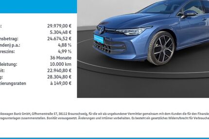 VW Golf 18.586 km 29.979 &euro; Leinefelde-Worbis/DE 37327