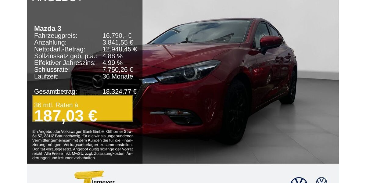 Mazda 3 22.437 km 16.790 &euro; Marl 45770