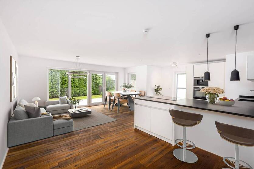 AIGNER - Elegante 4-Zimmer Wohnung, Haus-im-Haus Charakter mit Pool