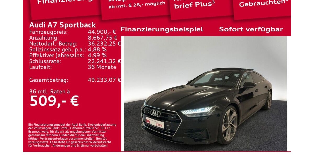 Audi A7 61.500 km 44.900 &euro; Berlin 12489