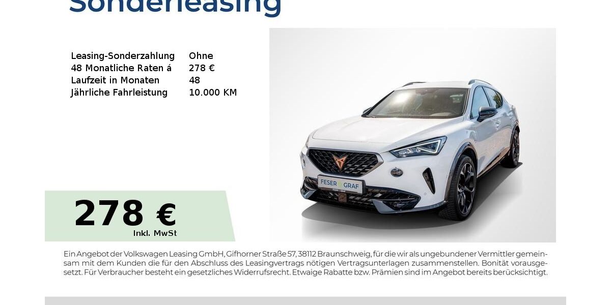 Cupra Formentor 22.092 km 28.940 &euro; Magdeburg 39126