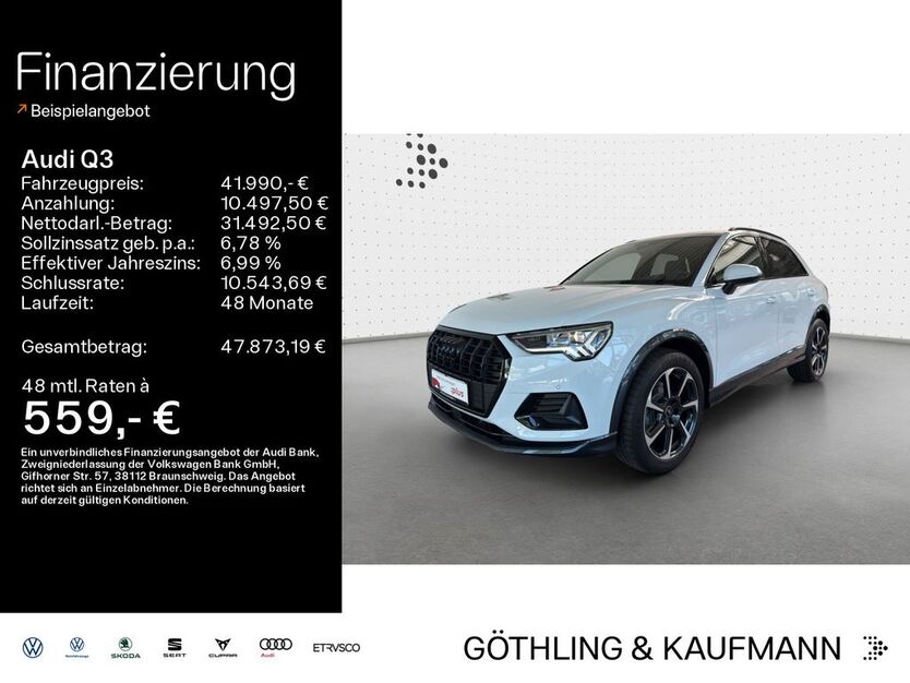 Audi Q3 12.500 km 41.990 € Hofheim 65719