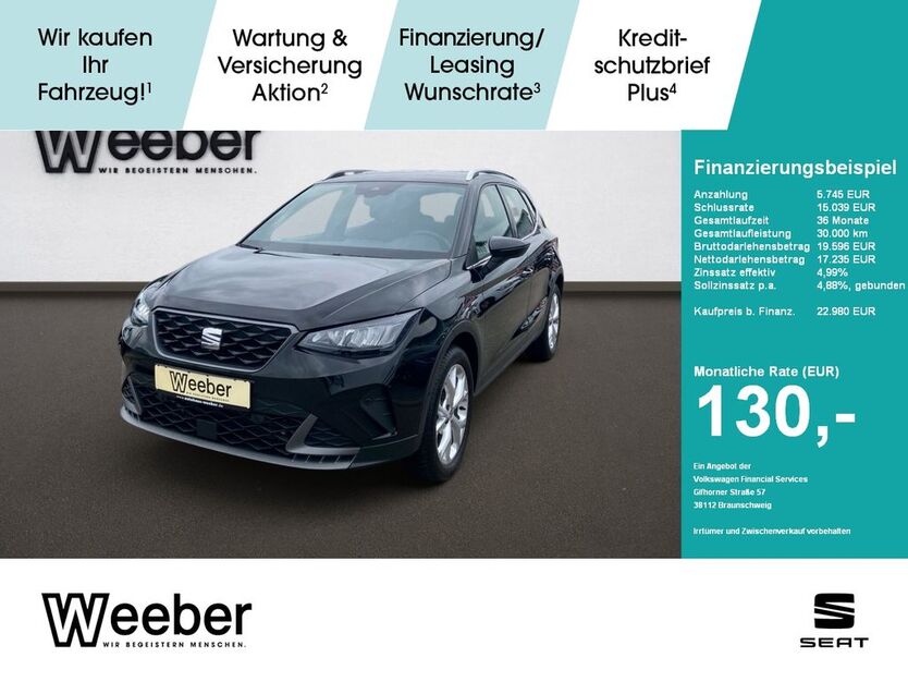 Seat Arona 20.376 km 21.790 € Calw 75365