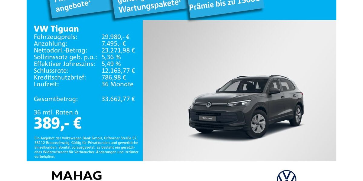 VW Tiguan 40.567 km 29.980 &euro; Ottobrunn 85521