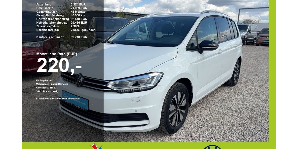 VW Touran 20.000 km 32.730 &euro; Mainburg 84048