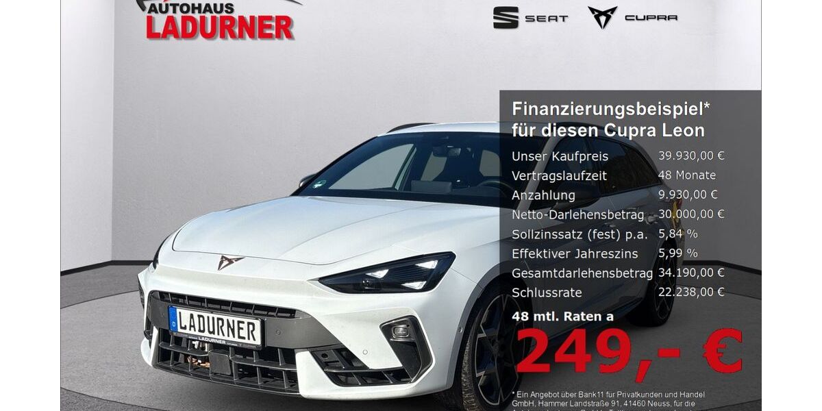 Cupra Leon 17.500 km 39.930 &euro; Tuttlingen 78532