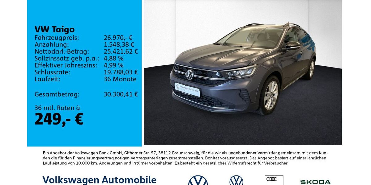 VW Taigo 7.495 km 26.470 &euro; Leipzig 04277