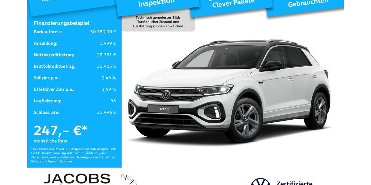 VW T-Roc 25.547 km 30.580 &euro; Heinsberg 52525