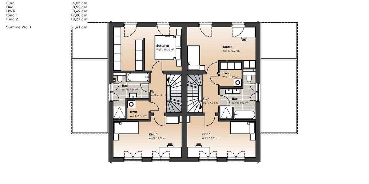 Doppelhaushälfte Ennepetal Homberge - 4 Zimmer, 140 m&sup2;, 484.000&euro; | Angebot:25601281