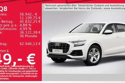 Audi Q8 57.708 km 56.942 &euro; Eching 85386