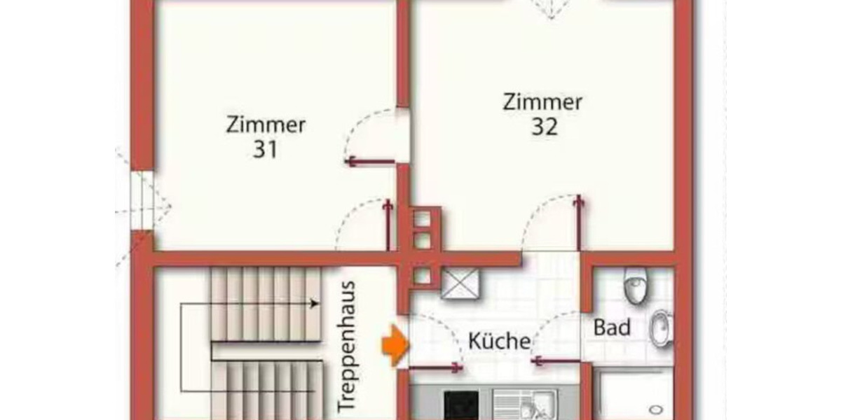 Dachgeschoßwohnung Tasdorf - 1 Zimmer, 40 m&sup2;, 89&euro; | Angebot:25234227