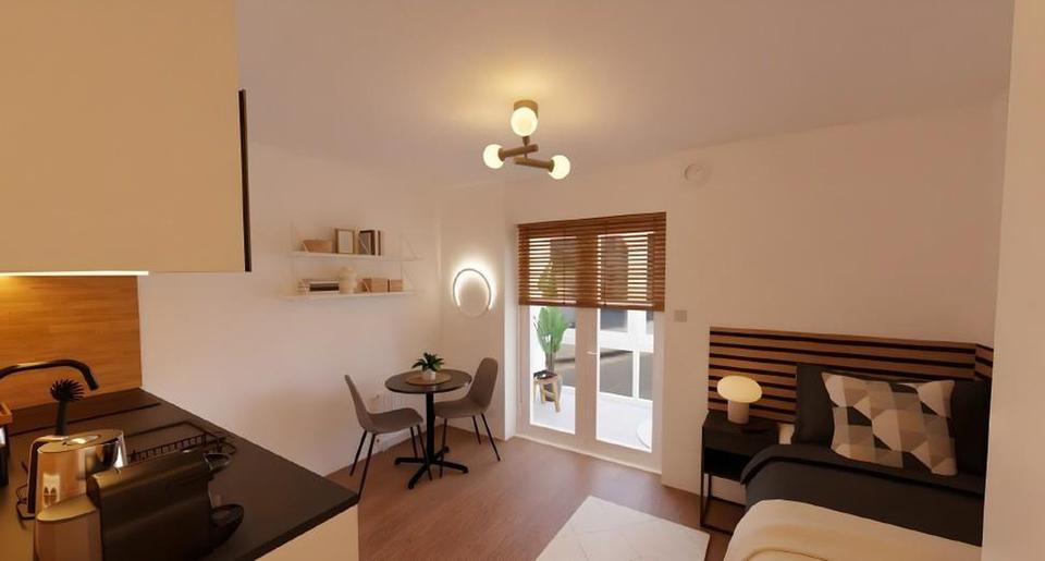 Etagenwohnung Markt Schwaben - 1 Zimmer, 21 m&sup2;, 750&euro; | Angebot:26223300