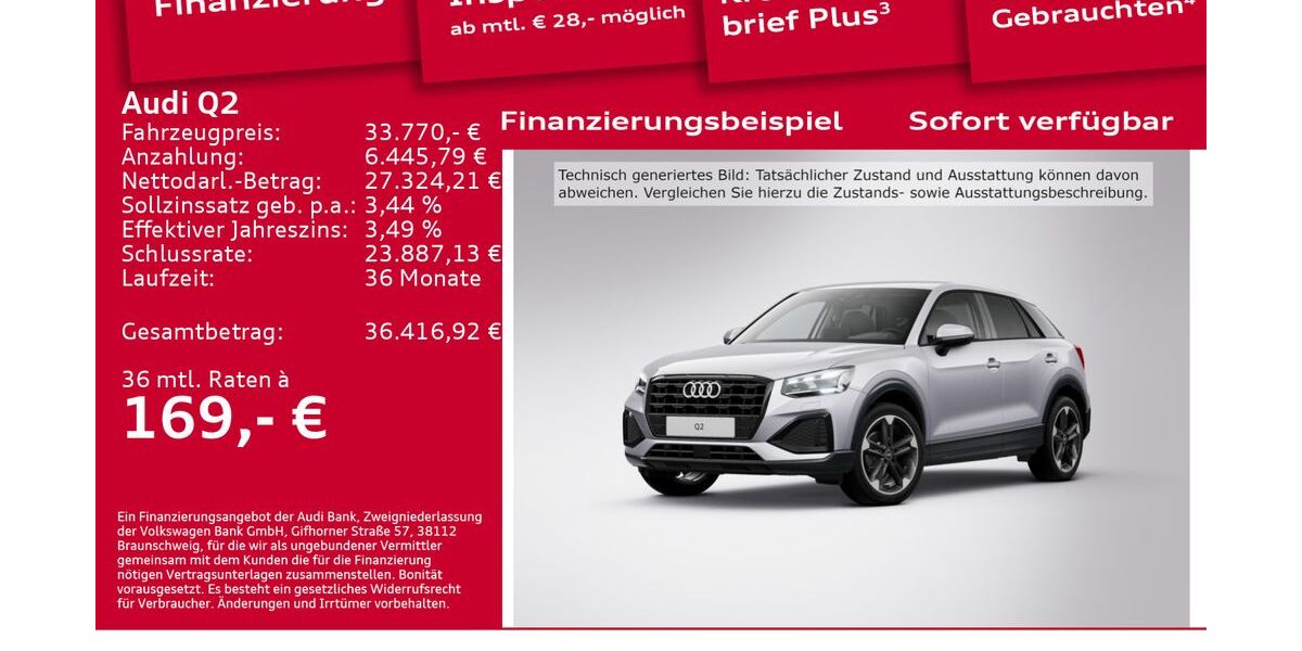 Audi Q2 7.000 km 33.760 &euro; Berlin 10587