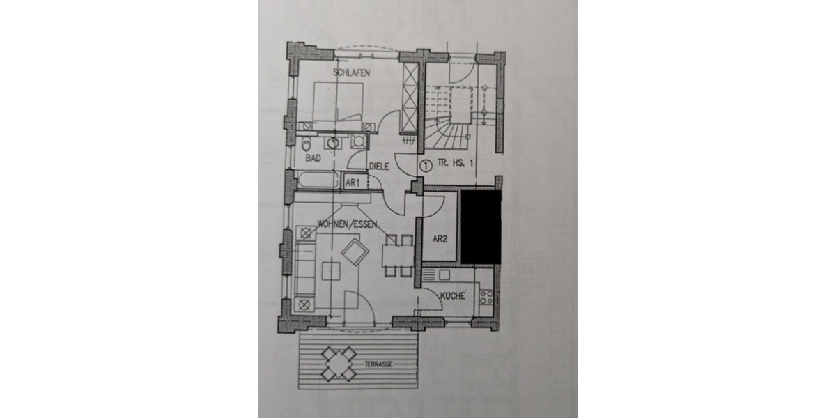 Helle 2-Zimmer Wohnung mit Terrasse und Garten in Fürth-Südstadt 2 zimmer