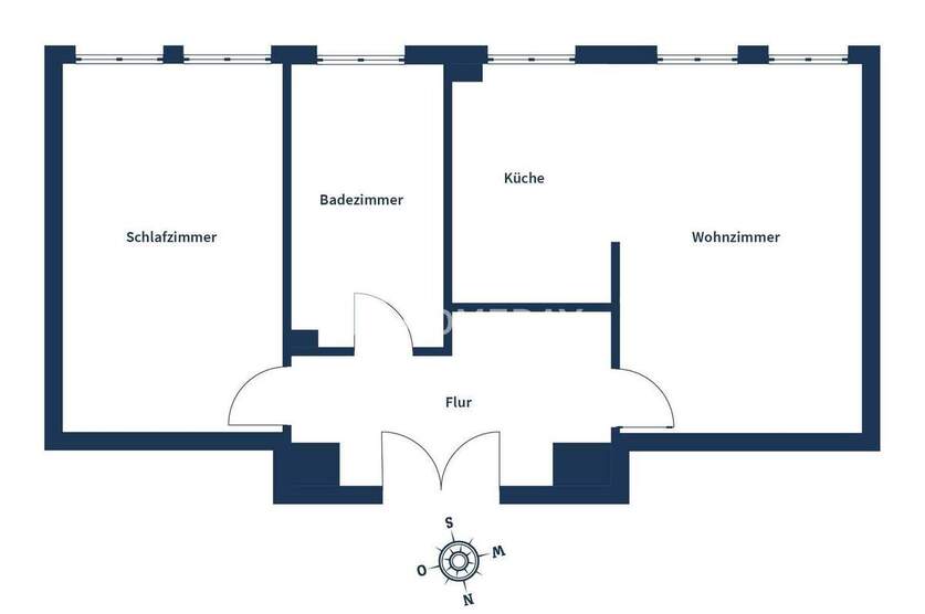Gepflegte 2-Zimmer-Wohnung mit Stellplatz - zentral und ruhig in Anger-Crottendorf 2 zimmer