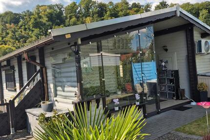 3,5 Zimmer Blockhaus direkt an der Ruhr in Hattingen Campingplatz 3.5 zimmer