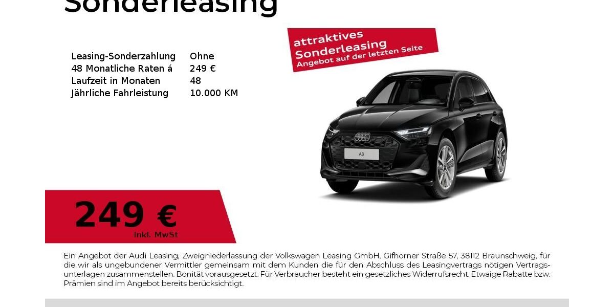 Audi A3 22.302 km 29.980 &euro; Fürth 90763