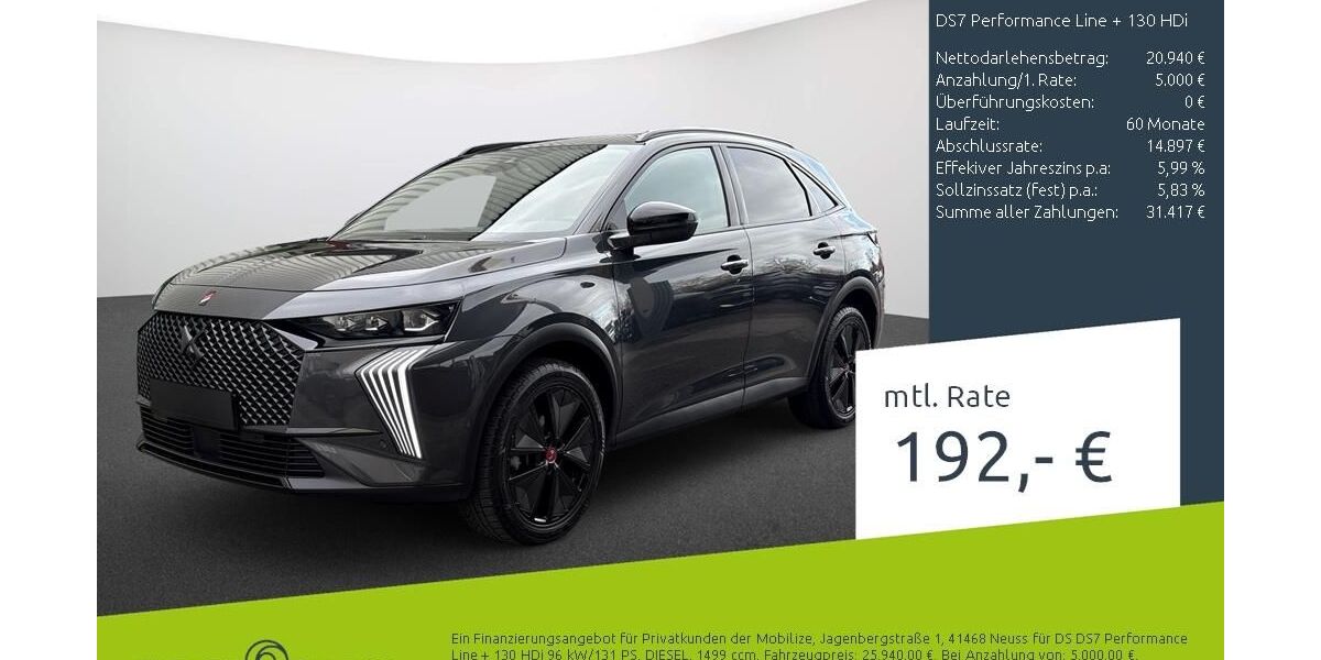 DS Automobiles DS7 (Crossback) 43.896 km 25.669 &euro; Borken 46325