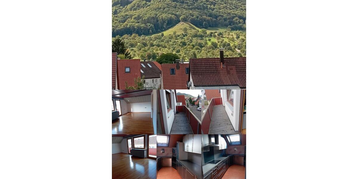 Dachgeschoßwohnung Dettingen an der Erms - 2.5 Zimmer, 95 m&sup2;, 950&euro; | Angebot:26646758
