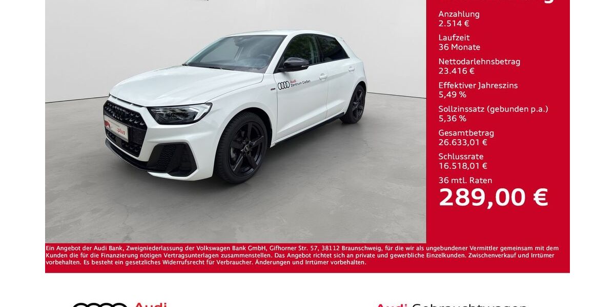 Audi A1 11.000 km 25.930 &euro; Giessen 35394