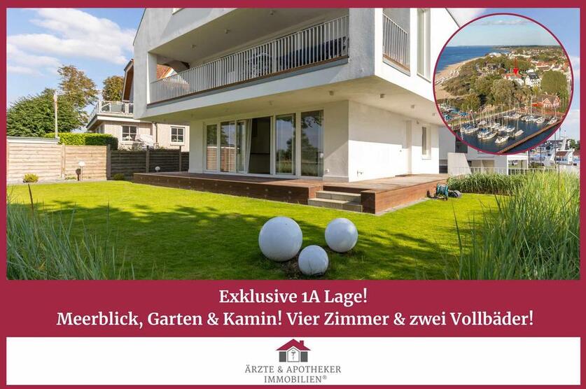 Exklusive 1A Lage! Meerblick, Garten & Kamin! Vier Zimmer & zwei Vollbäder! zimmer