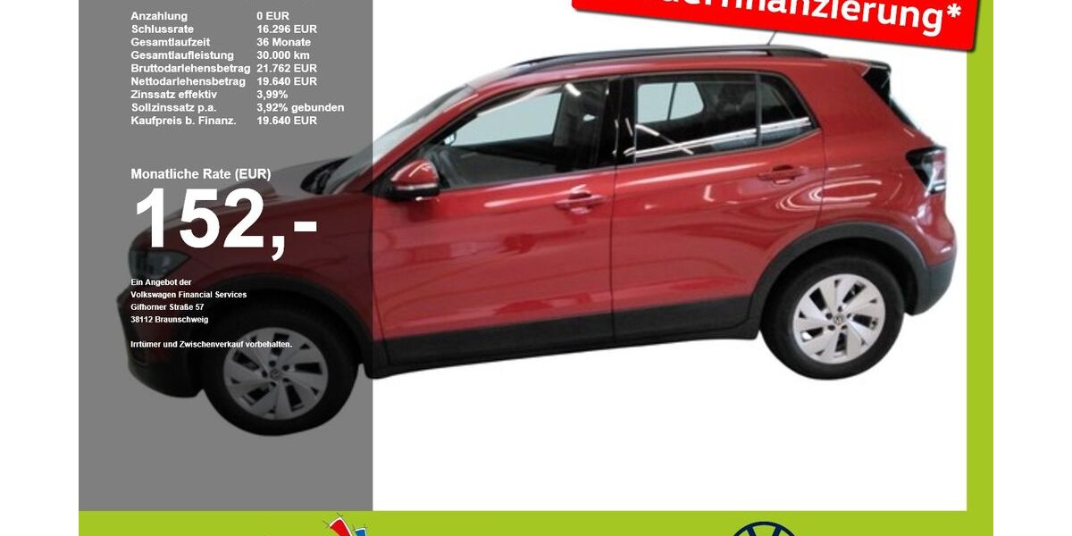 VW T-Cross 3.584 km 19.310 &euro; Mainburg 84048