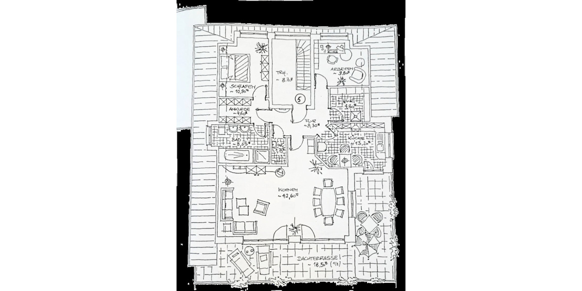 3 Zi Penthouse-Wohnung in Syke 3 zimmer