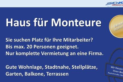 Haus für Monteure in Neuburg - Gute Wohnanlage, Parkplätze, Einzugsbereit! - Ein Objekt von Ihrem Immobilienpartner SOWA Immobilien und Finanzen 7 zimmer