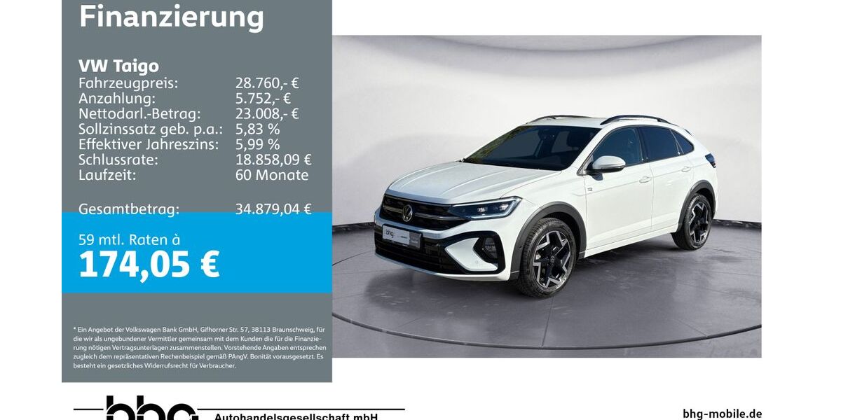 VW Taigo 8.933 km 28.760 &euro; Balingen 72336