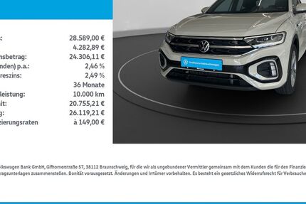 VW T-Roc 23.401 km 27.799 &euro; Nordhausen 99734